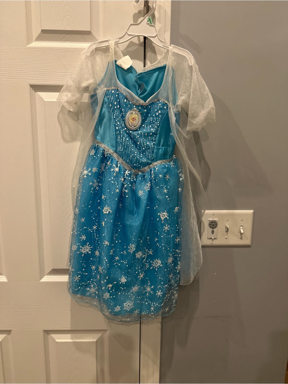 Blue Princess Snowflake Kids Costume Dress